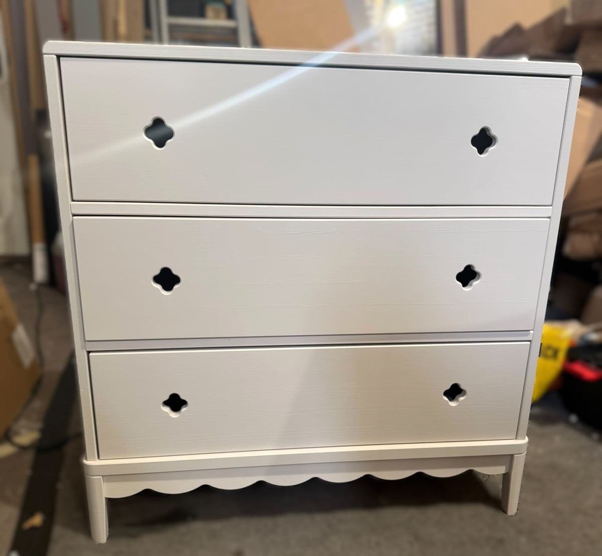 Assembled Habitat Kids Serena 3 Drawer Chest of Drawers – Ivory