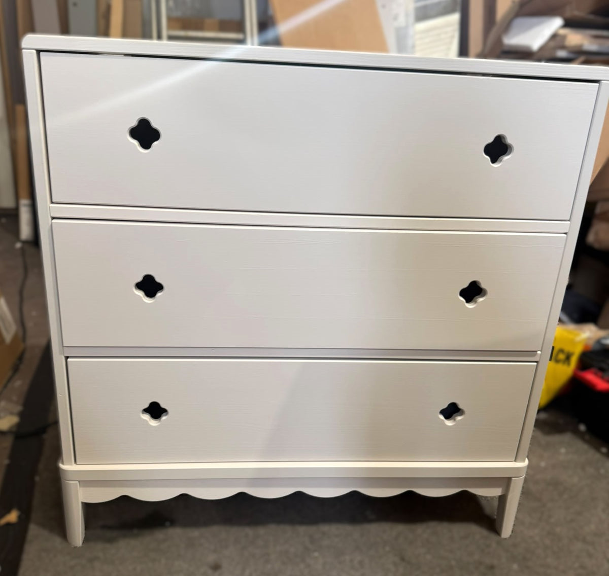 Assembled Habitat Kids Serena 3 Drawer Chest of Drawers – Ivory