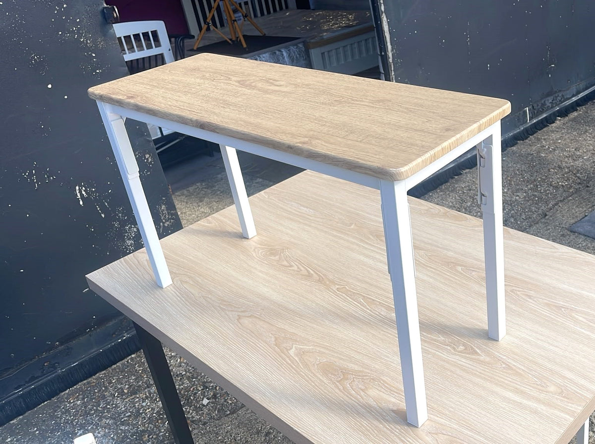 Bolitzo Pair Oak Dining Dining White Benches