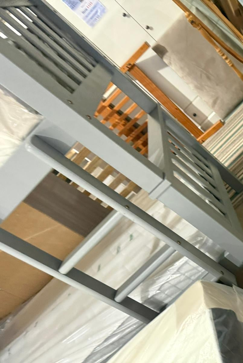 Assembled Habitat Heavy Duty Detachable Bunk Bed Frame - Grey