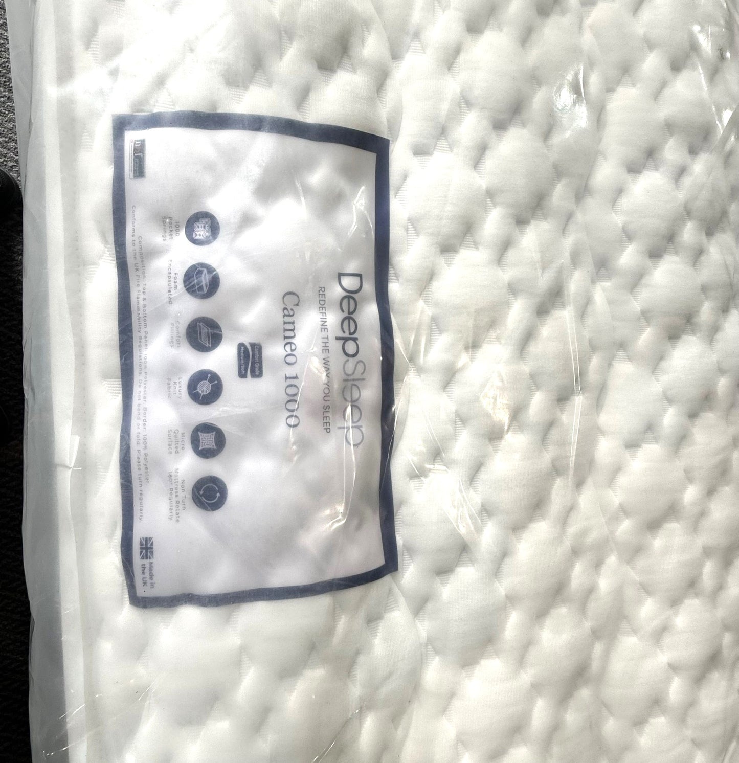 Deepsleep Cameo 1000 Mattress - Medium/ Soft