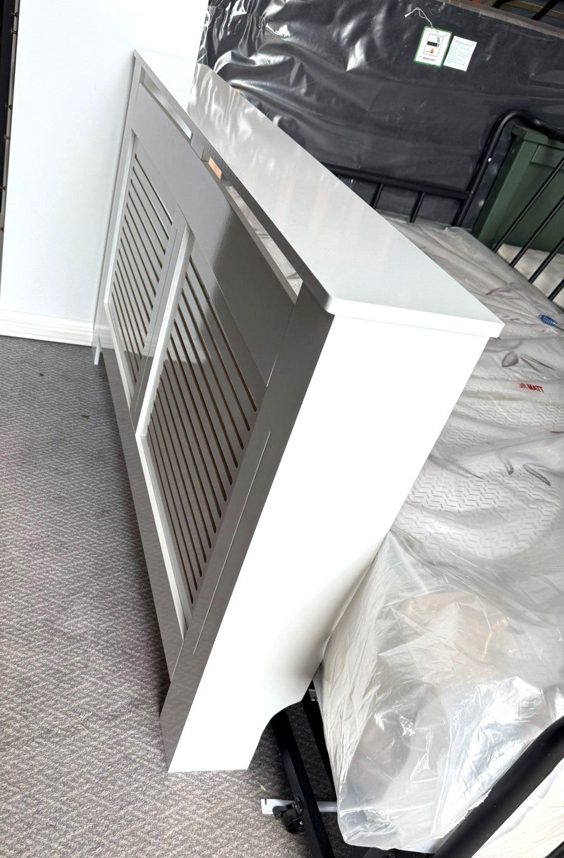 Assembled Austin Large Radiator Cover - White
