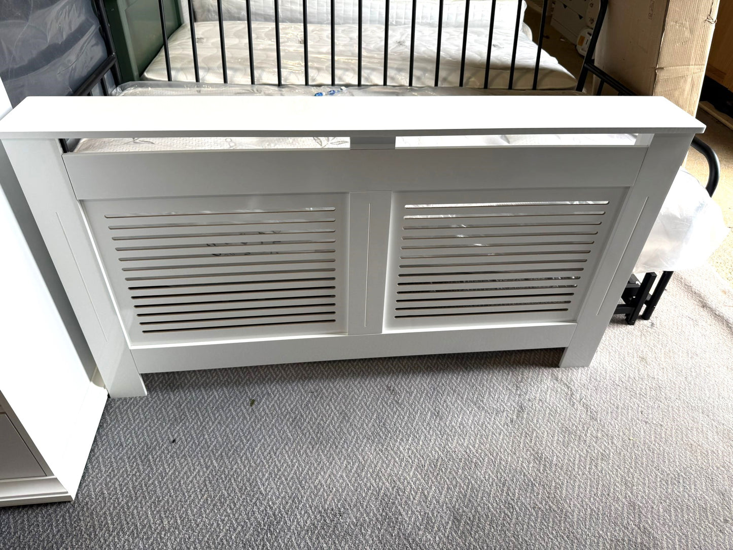 Assembled Austin Large Radiator Cover - White