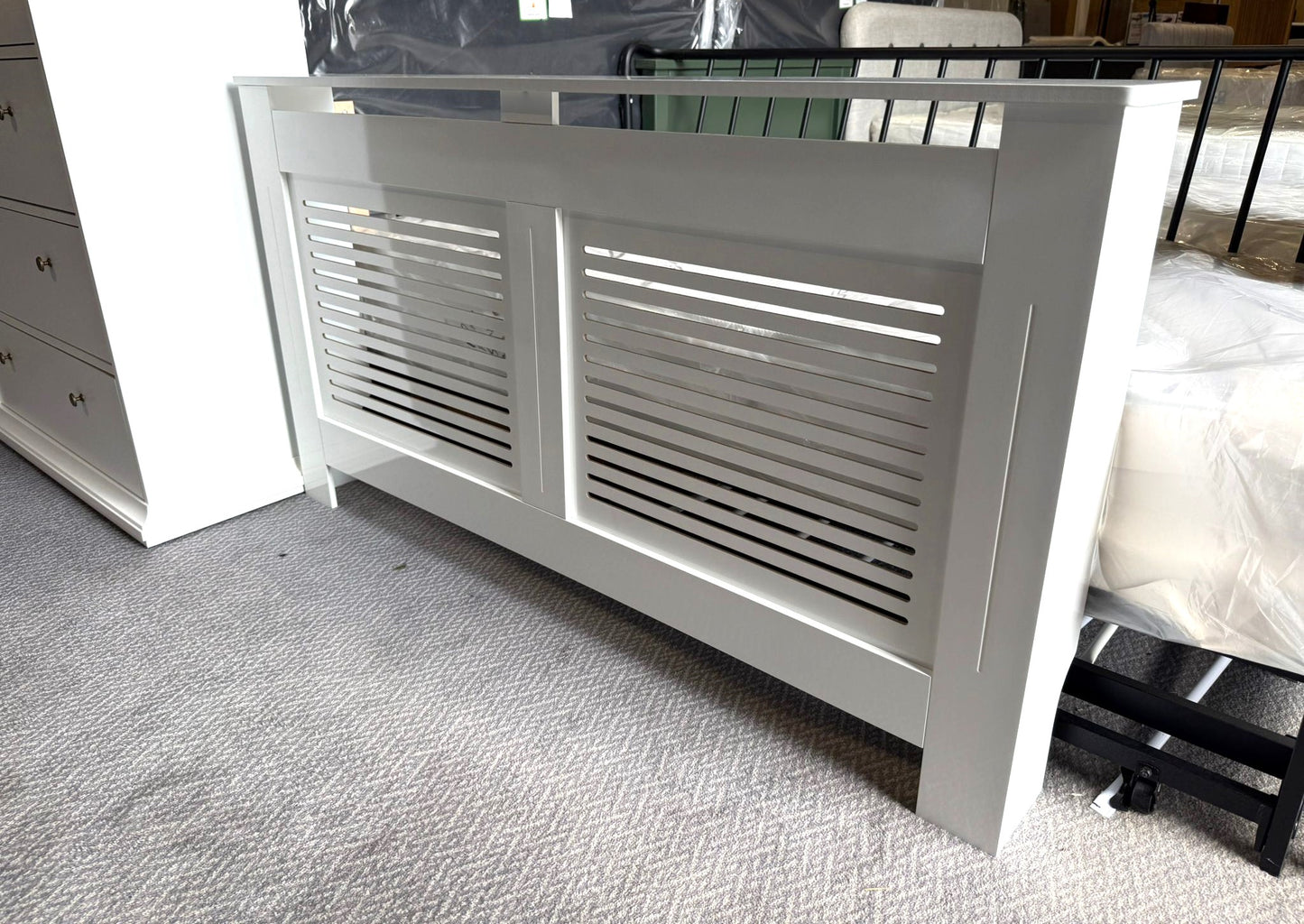 Assembled Austin Large Radiator Cover - White