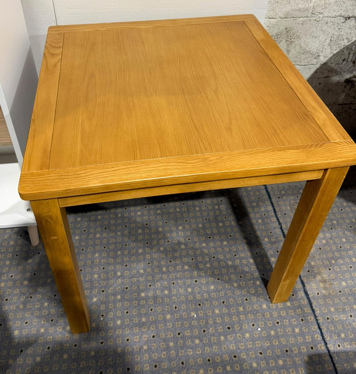 Assembled Ashwell Oak Veneer 2 Seater Dining Table