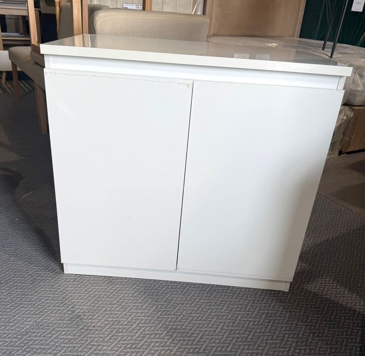 Assembled Habitat Jenson 2 Door Sideboard - White