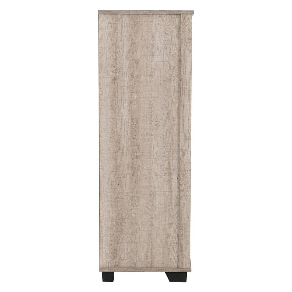 Assembled Light Oak Effect 3+ 2 Drawer Chest