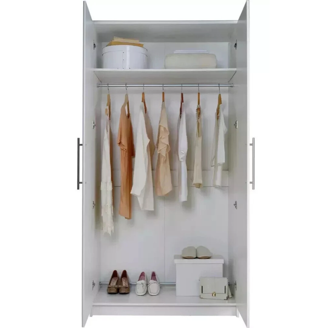 Normandy 2 Door Wardrobe - White
