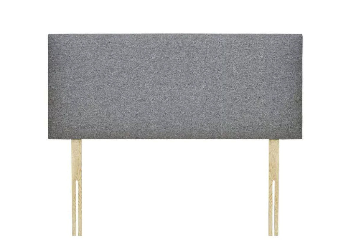 Double Plain Headboard - Grey