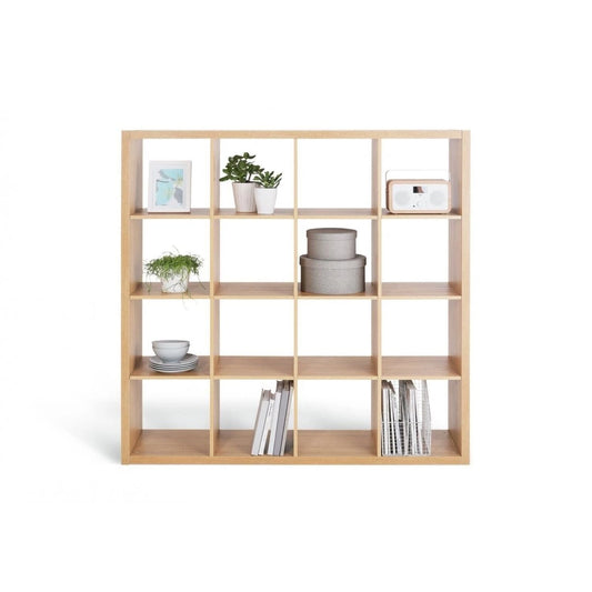 Habitat Squares Plus 16 Cube Storage Unit - Oak Effect