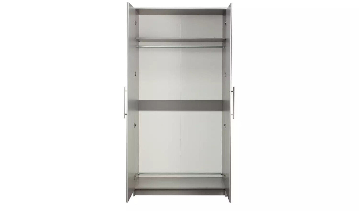 Normandy Large 2 Door Wardrobe - Grey