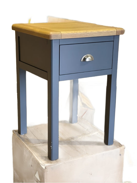 Assembled 1 Drawer Bedside Table - Two Tone